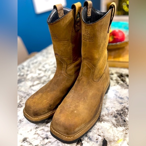 Kodiak Brown Western Cowboy Boots - Picture 8 of 15